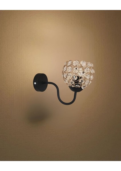 Siyah Kollu Viyana Camlı Aplik