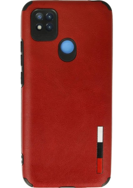Xiaomi Redmi 9c Kılıf Loop Deri Silikon - Kırmızı