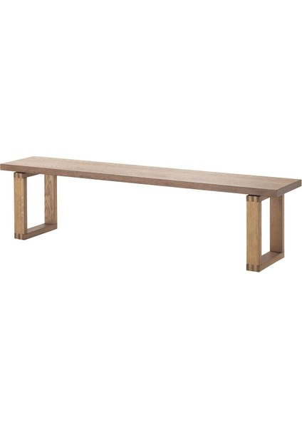 Bank, Meşe Kaplama-Kahverengi, 180 cm