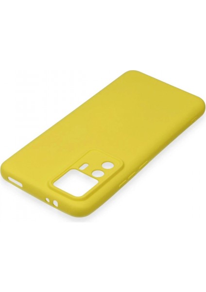 Xiaomi Mi 12T Pro Kılıf Nano Içi Kadife Silikon - Sarı fırsatları