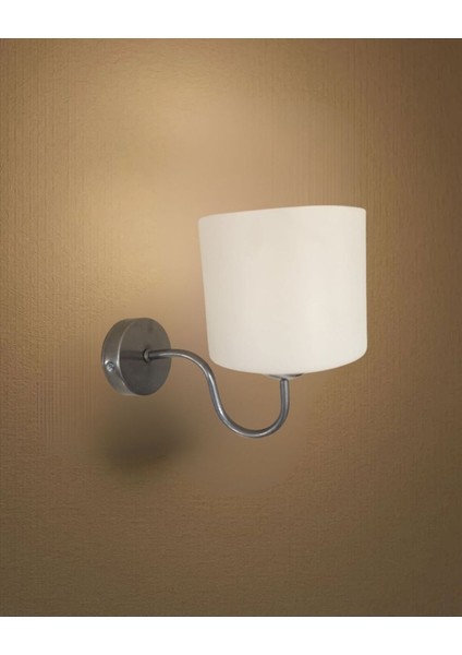 Merco Kasa Beyaz Cam Aplik