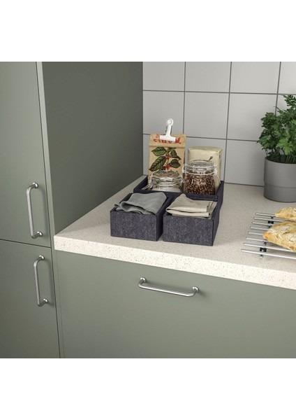 Kutu Seti, Gri, 3 Parça modelleri