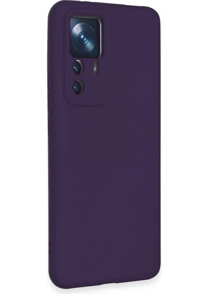Xiaomi Mi 12T Pro Kılıf Nano Içi Kadife Silikon - Mor fiyatları