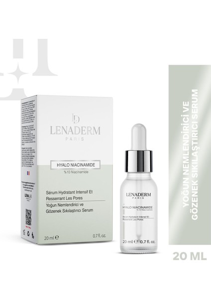 Asfstore Lenaderm Hyalo Niacinamide Serum 20 ml