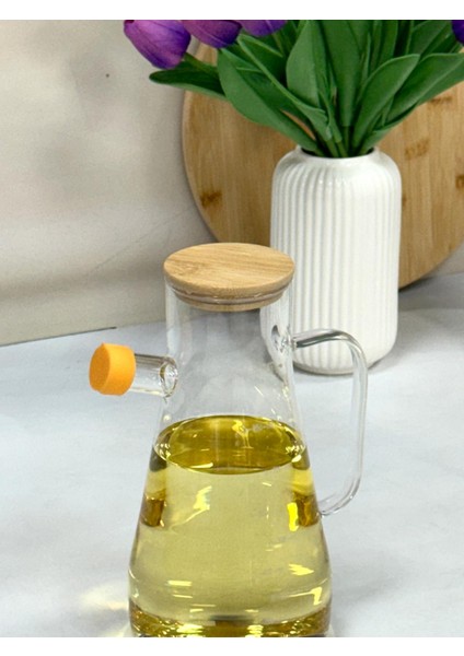 MARY BAMBU KAPAK 900 ML CAM YAĞDANLIK fırsatları