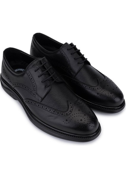 Erkek Hakiki Deri Siyah Klasik Ayakkabı 298 2320-2087 Erk Ayk SK25-26 Sıyah Dr/fltr fiyatları