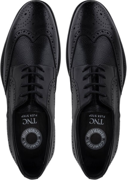 Erkek Hakiki Deri Siyah Klasik Ayakkabı 298 2320-2087 Erk Ayk SK25-26 Sıyah Dr/fltr indirimleri