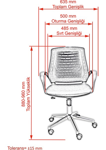 Atlas Metal Ayaklı Fileli Ofis Büro Bilgisayar Çalışma Koltuğu Sandalyesi indirimleri
