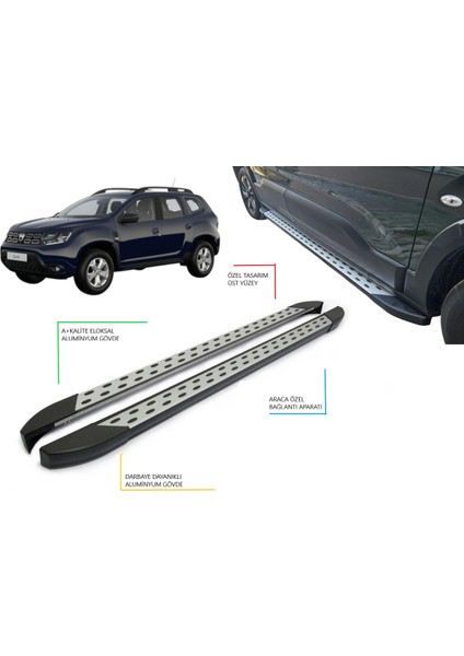 Duster Noktalı Yan Basamak 2018 2019 2020 2021 2022 2023 2024