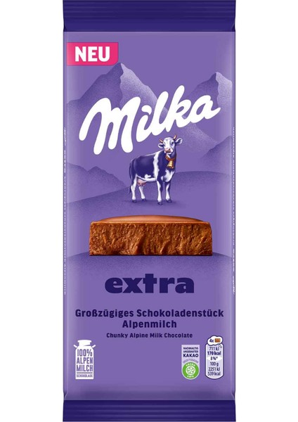 Extra Chunky Alpine Milk Chocolate 190G