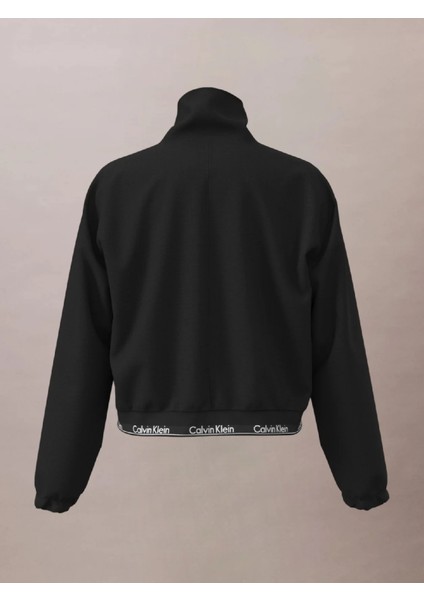 Calvın Kleın Kadın Marka Logolu Çift Cep Regular Fit Yumuşak Dokulu Dik Yaka Siyah Mont LVGWS4J407 Ub1 modelleri