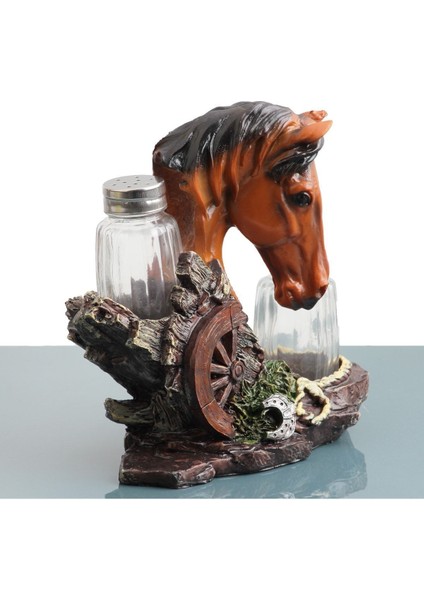 3D Hayvan Temalı Tuzluk ve Biberlik Baharat Seti, Renkli Mutfak Dekoru