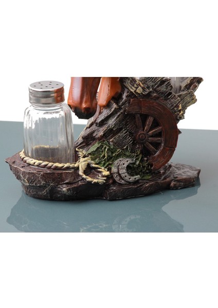 3D Hayvan Temalı Tuzluk ve Biberlik Baharat Seti, Renkli Mutfak Dekoru