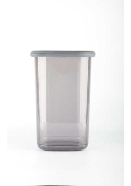 12'li Kare Saklama Kabı Seti, 4x 0,55LT, 1,2lt, 1,75LT, Antrasit Renk indirimleri