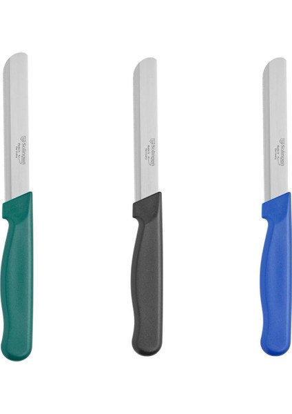 3'lü Çok Renkli Micro Et ve Sebze Doğrama Bıçağı Seti