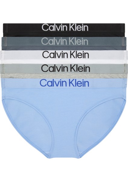 Calvın Kleın Kadın Marka Logolu Elastik Bantlı Günlük Kullanıma Uygun 5 Farklı Renk Külot LV00QD5332 31G