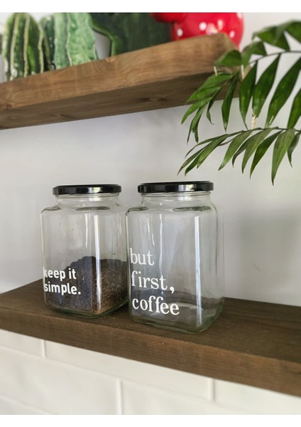 Mavi 2'li Cam Kavanoz Seti, Dekoratif ve Pratik Saklama Çözümü fiyatları