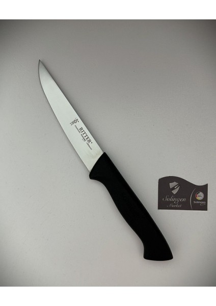 Genel Amaçlı Mutfak Bıçağı, 15 Cm, Siyah, Dayanıklı ve Şık Tasarım