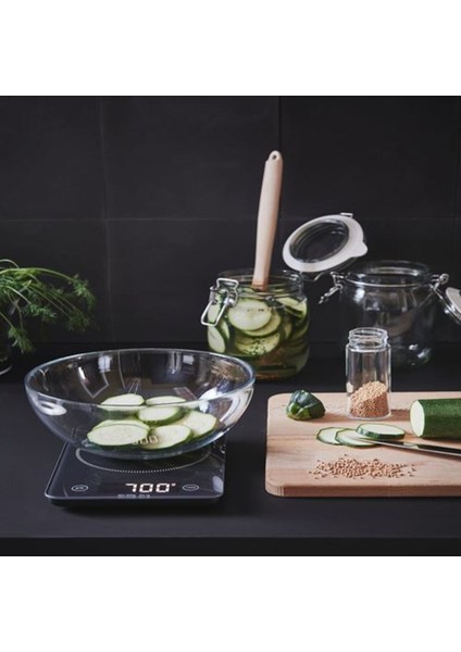 Siyah Renkli Çok Fonksiyonlu Mutfak Tartısı, Hassas Ölçüm Için Ideal indirimleri