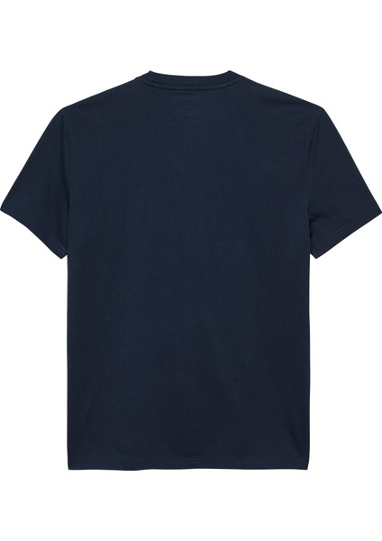 Tommy Hılfıger Erkek Marka Logolu Organik Pamuklu Bisiklet Yakalı Günlük Kullanıma Uygun 1lacivert1 T-Shirt DM0DM20744 0gz modelleri