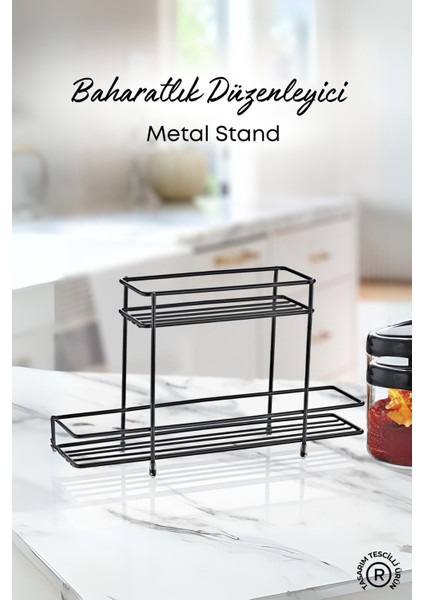 Iki Katlı Çok Amaçlı Metal Mutfak Düzenleyici Organizer modelleri