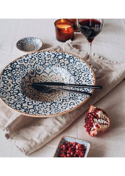 Mavi Serisi 28 cm Makarna Tabağı, Şık ve Kullanışlı, 1 Adet fiyatları