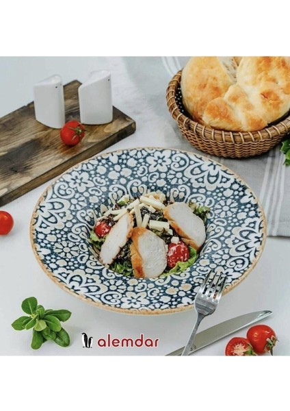 Mavi Serisi 28 cm Makarna Tabağı, Şık ve Kullanışlı, 1 Adet fırsatları