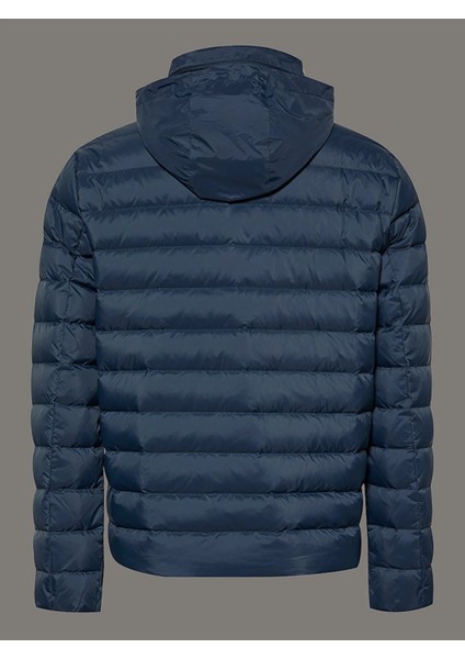 Calvın Kleın Erkek Marka Logolu Regular Fit Kalıplı Ayarlanabilir Kapüşonlu Lacivert Ceket LV04RC511G Ppk modelleri
