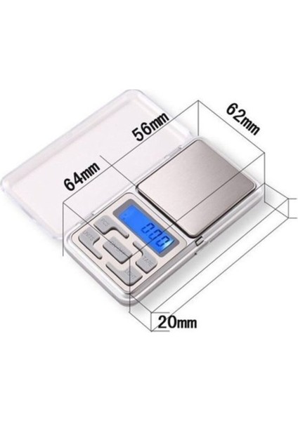 Dijital Hassas Terazi, 500 Gr, 0,1 gr Hassasiyet, Mutfak ve Kuyumculuk Için Ideal fırsatları