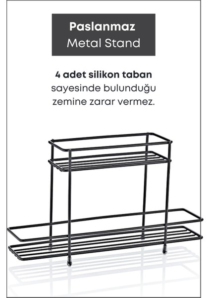 Çok Amaçlı 2 Katlı Metal Mutfak Düzenleyici ve Organizer fırsatları
