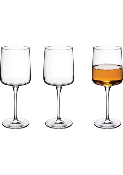 Şık 3'lü Cam Kadeh Seti 320 ml Bej Renk fırsatları