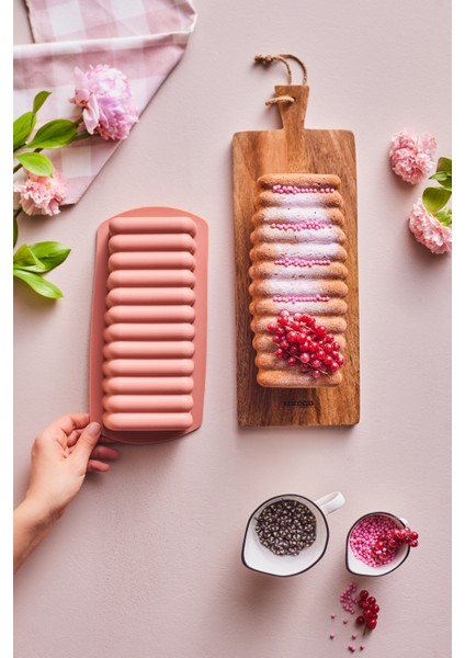 Pembe Baton Kek Kalıbı, Pratik ve Şık Tatlı Kalıbı fiyatları