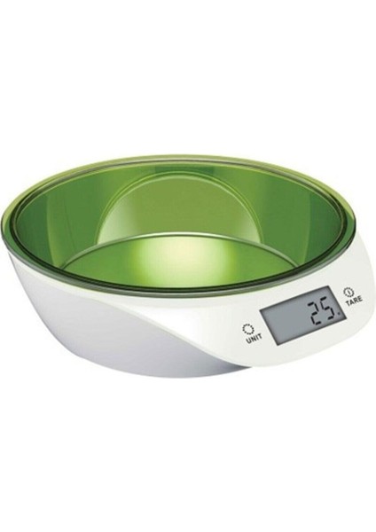 LCD Ekranlı Hassas Mutfak Tartısı, 5 Kg, Kırmızı