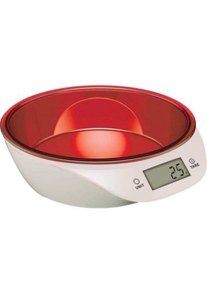 LCD Ekranlı Hassas Mutfak Tartısı, 5 Kg, Kırmızı fırsatları