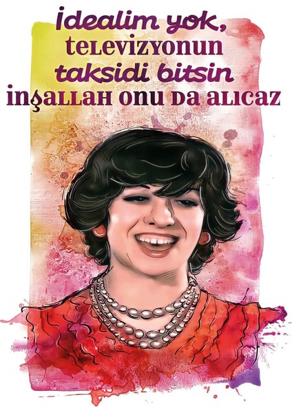 Yeşilçam Temalı 8 Parça Ahşap Tablo Seti