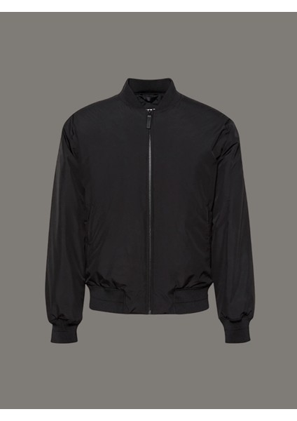 Calvın Kleın Erkek Yuvarlak Yaka Regular Fit Kalıp Çift Cep Siyah Mont LV04LC513G Ub1