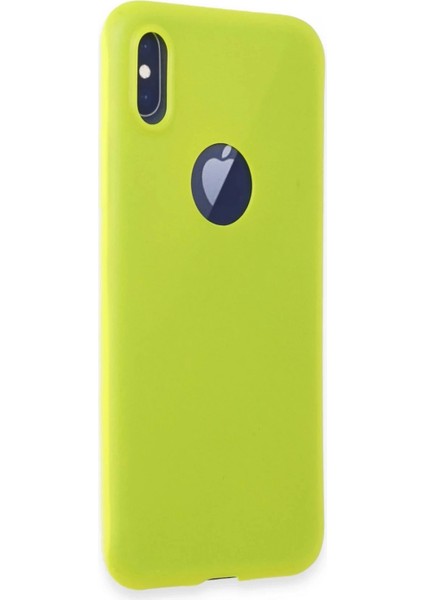 iPhone x Kılıf First Silikon - Parlak Sarı fiyatları