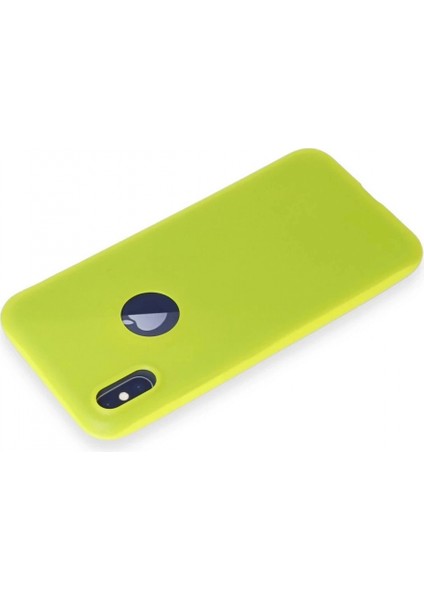 iPhone x Kılıf First Silikon - Parlak Sarı modelleri