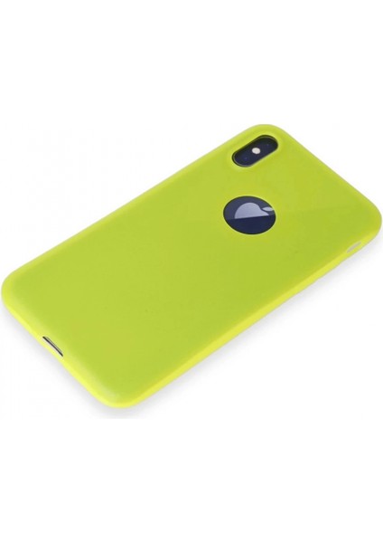 iPhone x Kılıf First Silikon - Parlak Sarı fırsatları