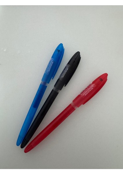 Roller Kalem Signo Gelstick Jel Bilye Uç 0.7 mm Mavi Siyah Kırmızı (3 Adet)