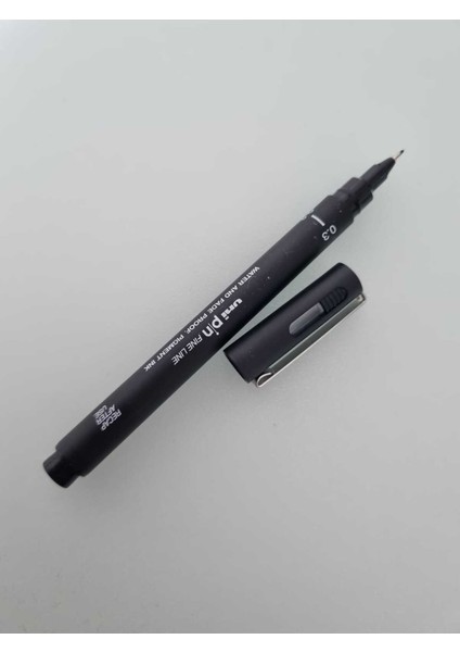 Çizim Kalemi Akrilik Uçlu Fine Line Pin 0.03 mm Siyah (1 Adet)