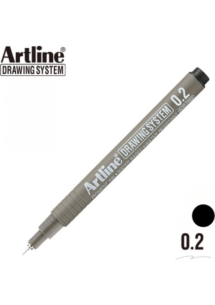 | Drawing System 232 Teknik Çizim Kalemi, 0.2 Mm, Siyah, Teknik ve Hassas Çizimler Için fiyatları