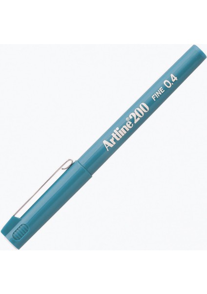 200 Fineliner Yazı ve Çizim Kalemi 0,4mm Açık Mavi