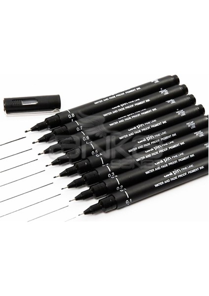 Uni Ball Pin 0,1 Teknik Çizim Kalemi Siyah (1 Adet) fiyatları