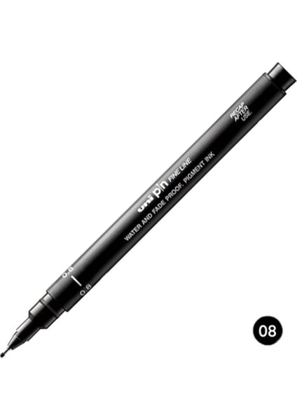Uni Ball Pin 0,1 Teknik Çizim Kalemi Siyah (1 Adet) fırsatları