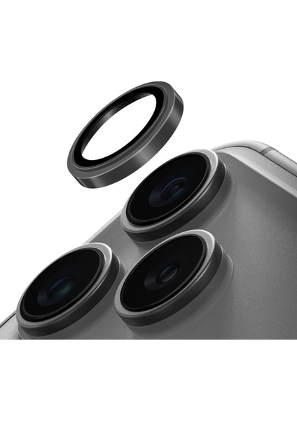 Iphone 17 Pro / Iphone 17 Pro Max Lens Koruyucu Sapphire Cam Prime Çelik Dayanıklı Çerçeve