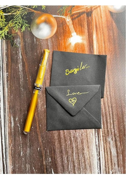 Uni Ball Roller Davetiye Kalemi Renk Altın (1 Adet)