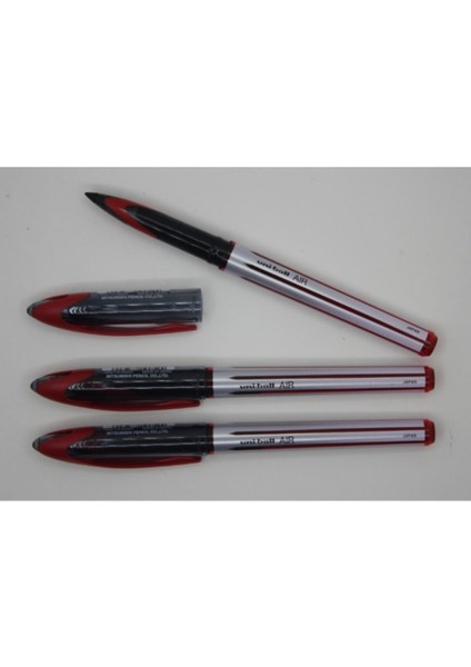 Unı-Ball UBA-188-L Aır 07MM Roller Kalem Kırmızı (3ADET)