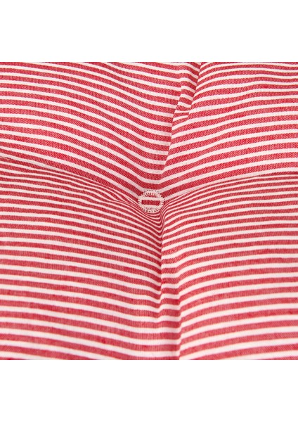 Soft Chilla 6'lı Sandalye Minderi Seti - Ekru / Kırmızı - 43X43 cm modelleri