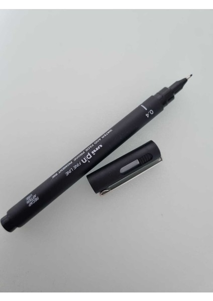 Çizim Kalemi Akrilik Uçlu Fine Line Pin 0.4 mm Siyah (1 Adet)